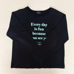 【JENNI love】 長袖Tシャツ／カットソー ブラック 130