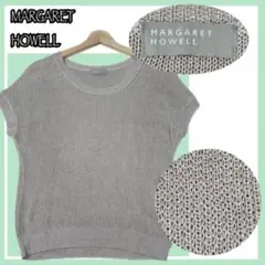 ✨美品✨マーガレットハウエル 麻100% フレンチスリーブ サマーニットⅡ