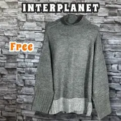 ♪ INTERPLANET ストレッチ配色プルオーバーのサムネイル
