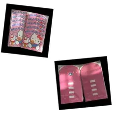 ❤️（匿名配送）HELLOKITTY紙製コースター（5枚✖︎２枚セット）（新品）❤️