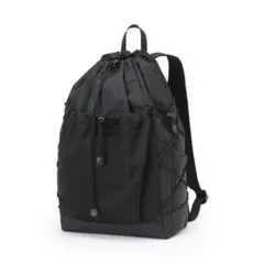 無印良品 撥水 リップストップ リュックサック 黒 - メルカリ