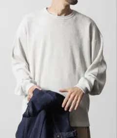 FREAK'S STORE ビッグシルエット ワッフル サーマル L/S Tのサムネイル