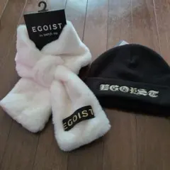 KOGARU EGOIST　ニット帽　マフラー　ティペット