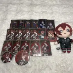 ツイステ　リドル・ローズハート　缶バッジ　カード