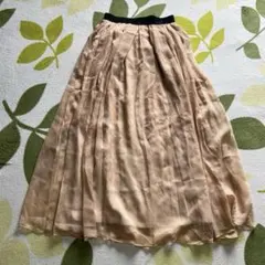 試着のみ＊ROSE BUD シフォンロングスカートのサムネイル
