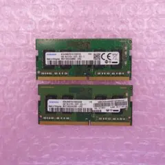 Samsung DDR4-2400 4GB×2枚(8GB) ノートPC用メモリ - メルカリ