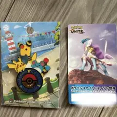 【店舗限定】ポケモンセンタートウキョーベイロゴピンズ ポケセン東京ベイカード付き