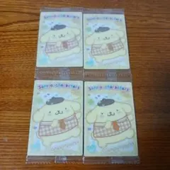 4枚　ポムポムプリン　サンリオ　キャラクターズ　ウエハース12　カード