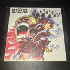 ONEPIECE 色紙（ルフィ, ロー, ドフラミンゴ）