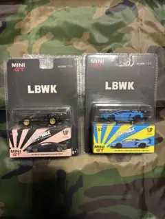 MiNiGT LBWORKS ランボルギーニアヴェンタドール　2台セット