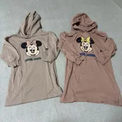 フタフタ　ミニーちゃん　ワンピース　2点セット