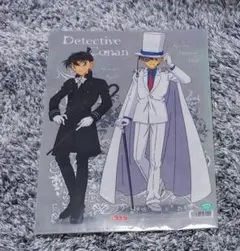 名探偵コナン 英国紳士風 クリアファイル 工藤新一・怪盗キッド・コナン・服部平次