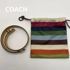 COACH コーチ ターンロック レザー バングル 新品￼のサムネイル