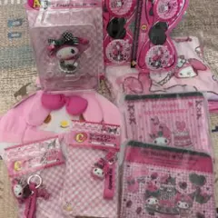 ハッピーくじマイメロディ・Kuromi＋ブランケット・バックなど９点
