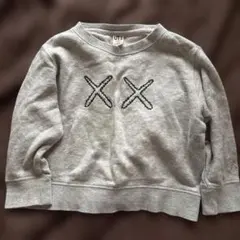 UT KAWS セサミストリートコラボ トレーナー グレー　100センチ