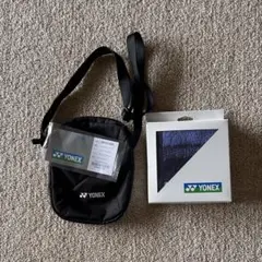 新品YONEX ショルダーバッグとマフラータオルセット