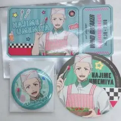 ウィンブレ and GALLERY 特典チケット コースター 缶バッジ 梅宮