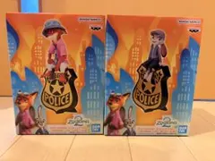 ズートピア2 モニタートップフィギュア ジュディ&ニック　2個セット