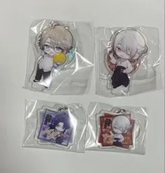 にじさんじ　ラウンドワン　カプセルトイ 長尾景　弦月藤士郎　甲斐田晴　4点まとめ