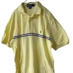 Polo by Ralph Laurenイエローポロシャツ 半袖シャツ ボーダー
