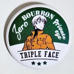 安室　缶バッジ　パステル　コナン探偵社　名探偵コナン