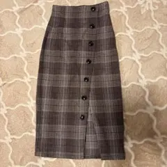 タイトスカート チェック
