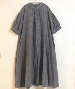 美品！オーブ★シャツワンピース ギンガムチェック