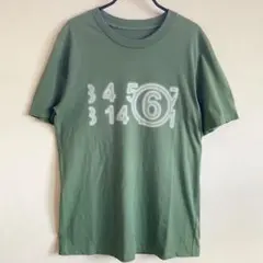 未使用✳︎MM6 オリーブグリーン 半袖Tシャツ XS 大きめ タグ付き 