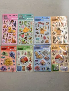 [韓国限定]ポケモンシール 8点セットダイソー(全種類)