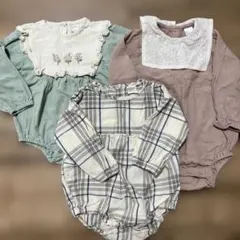 テータテート他　ロンパース 80サイズ 3点セット