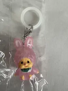 めじるしアクセサリー　【モンチッチ】　(ピンク)新品・未開封品