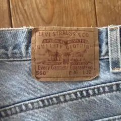 Levi's560 デニムパンツ 36x32 リーバイス560