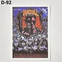 D-92.ガンズアンドローゼズ ロック防水ステッカー - メルカリ