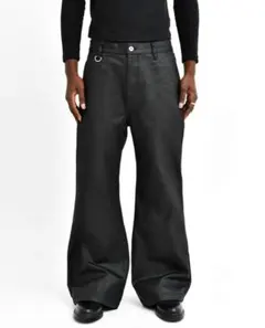 たすく様専用】【CS】coated wide denim pants - メルカリ