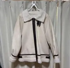 クリーム色 ボアコート Mサイズ