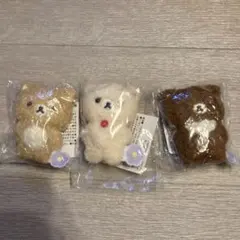 BASIC RILAKKUMA FLOWER ぶらさげぬいぐるみ　セット