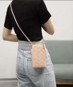 がま口バッグ ミニお財布ショルダー/スマホ入れ