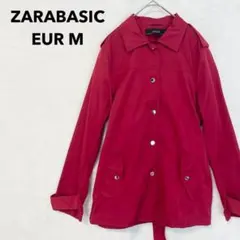 ZARA BASIC ザラベーシック M トレンチ ジャケット ブルゾン 赤のサムネイル