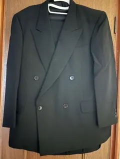 ANTONIOFUSCOブラックフォーマル ダブルブレストスーツ 冠婚葬祭