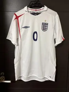 UMBRO サッカーイングランド代表 Tシャツ 希少！スポンサーロゴ入り！ 00s UMBRO 