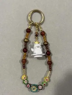 ハンドメイド ビーズ ストラップ 萌粒 LULU