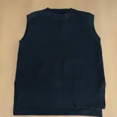 ★新品タグ付き★ 無印良品　手編みニットベスト キナリ ユニセックス 青山】 手編みニットベスト｜ 無印良品