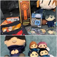 呪術廻戦 マスコットぬいぐるみ リュック 缶バッジ キーホルダー