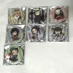 鬼滅の刃 トレーディング缶バッジ(謎解き) 7個コンプリートセット