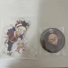 鬼滅の刃クリスマス2025アクリルスタンド 不死川玄弥　おまけ無限城缶バッジ