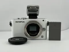 オリンパス OLYMPUS E-PM2 ボディ ホワイト #396b - メルカリ