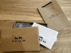 新品未使用]COACH 長財布 ラウンドファスナー グリーン馬車ロゴ - メルカリ