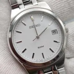2000年 SEIKO 7N42-0EW0 クォーツ メンズ 腕時計 電池新品