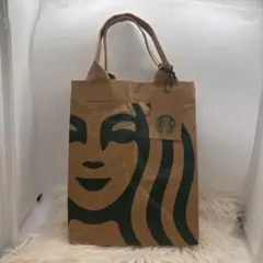 【未使用】スターバックス クラフトペーパーショッパー-S