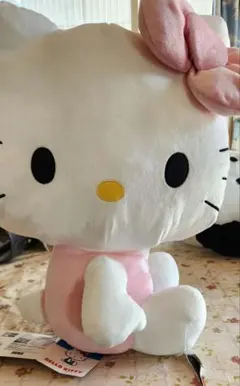 新品未使用 ハローキティ スーパーラージ ぬいぐるみ 平成ピンク 4点
